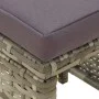 Garden stools 4 units and gray synthetic rattan cushions by vidaXL, Garden chairs - Ref: Foro24-316873, Price: 146,42 €, Disc...
