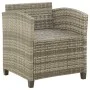 Sillón de jardín con cojines ratán sintético gris de vidaXL, Sillas de jardín - Ref: Foro24-316872, Precio: 126,66 €, Descuen...