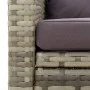 Gartensessel mit grauen synthetischen Rattankissen von vidaXL, Gartenstühle - Ref: Foro24-316872, Preis: 126,86 €, Rabatt: %