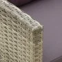 Sillón de jardín con cojines ratán sintético gris de vidaXL, Sillas de jardín - Ref: Foro24-316872, Precio: 126,66 €, Descuen...