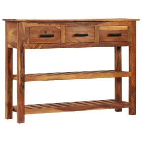 Sideboard with 3 drawers solid acacia wood 110x30x80 cm by vidaXL, Sideboards - Ref: Foro24-338032, Price: 263,08 €, Discount: %