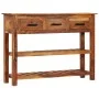 Sideboard with 3 drawers solid acacia wood 110x30x80 cm by vidaXL, Sideboards - Ref: Foro24-338032, Price: 263,08 €, Discount: %