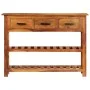 Sideboard with 3 drawers solid acacia wood 110x30x80 cm by vidaXL, Sideboards - Ref: Foro24-338032, Price: 263,08 €, Discount: %