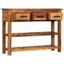 Sideboard with 3 drawers solid acacia wood 110x30x80 cm by vidaXL, Sideboards - Ref: Foro24-338032, Price: 263,08 €, Discount: %