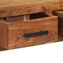Sideboard with 3 drawers solid acacia wood 110x30x80 cm by vidaXL, Sideboards - Ref: Foro24-338032, Price: 263,08 €, Discount: %