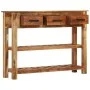 Sideboard with 3 drawers solid acacia wood 110x30x80 cm by vidaXL, Sideboards - Ref: Foro24-338032, Price: 263,08 €, Discount: %