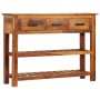 Aparador con 3 cajones madera maciza de acacia 110x30x80 cm de vidaXL, Aparadores - Ref: Foro24-338032, Precio: 267,92 €, Des...