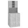 Betongrauer Waschmaschinenschrank von vidaXL, Zubehör für Waschmaschinen und Trockner - Ref: Foro24-3082012, Preis: 166,42 €,...