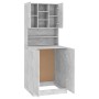 Betongrauer Waschmaschinenschrank von vidaXL, Zubehör für Waschmaschinen und Trockner - Ref: Foro24-3082012, Preis: 166,42 €,...