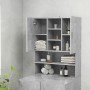 Betongrauer Waschmaschinenschrank von vidaXL, Zubehör für Waschmaschinen und Trockner - Ref: Foro24-3082012, Preis: 166,42 €,...