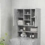 Betongrauer Waschmaschinenschrank von vidaXL, Zubehör für Waschmaschinen und Trockner - Ref: Foro24-3082012, Preis: 163,59 €,...