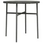 Gray synthetic rattan coffee table 45 cm by vidaXL, Garden tables - Ref: Foro24-317176, Price: 25,64 €, Discount: %