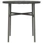 Gray synthetic rattan coffee table 45 cm by vidaXL, Garden tables - Ref: Foro24-317176, Price: 21,31 €, Discount: %