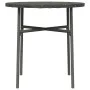 Gray synthetic rattan coffee table 45 cm by vidaXL, Garden tables - Ref: Foro24-317176, Price: 25,64 €, Discount: %