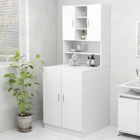 Weiße Waschmaschinenmöbel von vidaXL, Zubehör für Waschmaschinen und Trockner - Ref: Foro24-3082008, Preis: 134,60 €, Rabatt: %