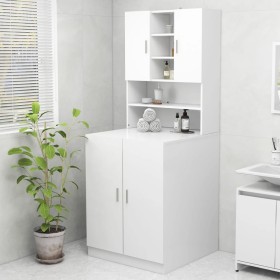 Weiße Waschmaschinenmöbel von vidaXL, Zubehör für Waschmaschinen und Trockner - Ref: Foro24-3082008, Preis: 136,28 €, Rabatt: %