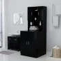 Schwarzer Waschmaschinenschrank von vidaXL, Zubehör für Waschmaschinen und Trockner - Ref: Foro24-3082009, Preis: 137,76 €, R...