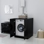 Schwarzer Waschmaschinenschrank von vidaXL, Zubehör für Waschmaschinen und Trockner - Ref: Foro24-3082009, Preis: 146,08 €, R...