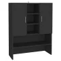 Schwarzer Waschmaschinenschrank von vidaXL, Zubehör für Waschmaschinen und Trockner - Ref: Foro24-3082009, Preis: 137,76 €, R...