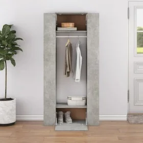 Entryway furniture 2 units plywood gray concrete by vidaXL, Lockers and storage cabinets - Ref: Foro24-3082039, Price: 142,32...
