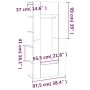 Flurmöbel 2 Stück Sperrholz grau Beton von vidaXL, Schließfächer und Lagerschränke - Ref: Foro24-3082039, Preis: 142,32 €, Ra...