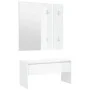 Glänzend weißes Sperrholz-Dielenmöbel-Set von vidaXL, Kleiderschränke - Ref: Foro24-3082068, Preis: 162,59 €, Rabatt: %