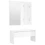 Set de muebles de recibidor madera contrachapada blanco brillo de vidaXL, Armarios roperos - Ref: Foro24-3082068, Precio: 167...