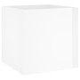 Set de muebles de recibidor madera contrachapada blanco brillo de vidaXL, Armarios roperos - Ref: Foro24-3082068, Precio: 167...