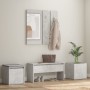Beton grau Sperrholz Eingangshalle Möbel-Set von vidaXL, Kleiderschränke - Ref: Foro24-3082066, Preis: 127,18 €, Rabatt: %