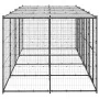 Outdoor steel kennel with roof 9.68 m² by vidaXL, Dog kennels and fences - Ref: Foro24-3082251, Price: 721,91 €, Discount: %