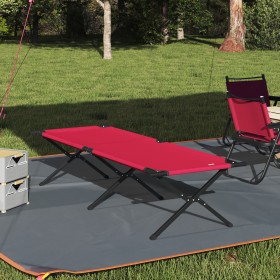 Cama Solar Plegable con Bolsa de Transporte Tela Oxford 600D Roja by , Cots - Ref: Foro24-42003188, Price: 70,92 €, Discount: %