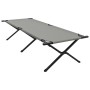 Cama de Sol Plegable con Bolsa de Transporte Gris Tejido Oxford 600D de , Catres - Ref: Foro24-42003189, Precio: 61,30 €