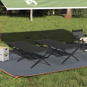Camas Solares 2 pcs con Bolsa de Transporte Negra
