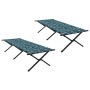 Camas de Sol Plegables 2 pcs con Bolsa de Transporte Patrón de Hojas Tela Oxford 600D de , Catres - Ref: Foro24-42003197, Pre...