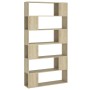 Sonoma oak color space divider shelf 100x24x188 cm by vidaXL, Bookcases and shelves - Ref: Foro24-3082074, Price: 118,76 €, D...