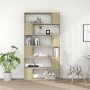 Raumteilerregal in der Farbe Sonoma-Eiche, 100 x 24 x 188 cm von vidaXL, Bücherregale und Regale - Ref: Foro24-3082074, Preis...