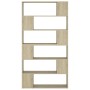 Sonoma oak color space divider shelf 100x24x188 cm by vidaXL, Bookcases and shelves - Ref: Foro24-3082074, Price: 118,76 €, D...