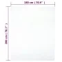 Spannbettlaken aus weißem Baumwolljersey, 180 x 200 cm von vidaXL, Bettlaken - Ref: Foro24-136248, Preis: 17,99 €, Rabatt: %