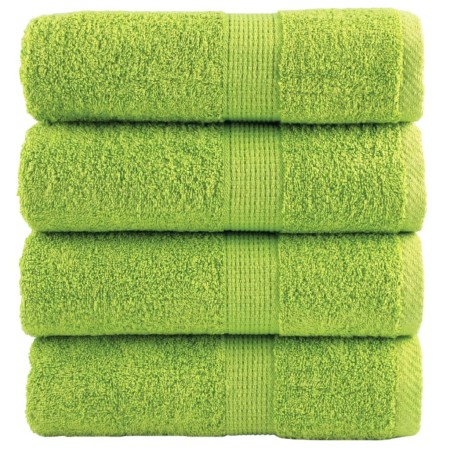 Toallas de invitados SOLUND 4 uds verde manzana 30x50 cm 600gsm by , Towels - Ref: Foro24-137495, Price: 16,50 €, Discount: %