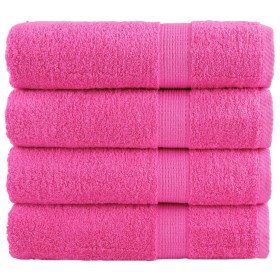 Comprar Toallas de ducha SOLUND 4 unidades rosa
