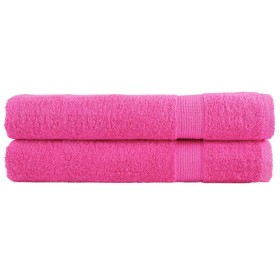 Toallas premium SOLUND 2 unidades rosa 100x200 cm 600 gsm de , Toallas - Ref: Foro24-137533, Precio: 60,44 €, Descuento: -5%%