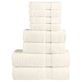 Juego de toallas premium SOLUND 8 unidades crema 600 gsm by , Towels - Ref: Foro24-137550, Price: 56,12 €, Discount: %