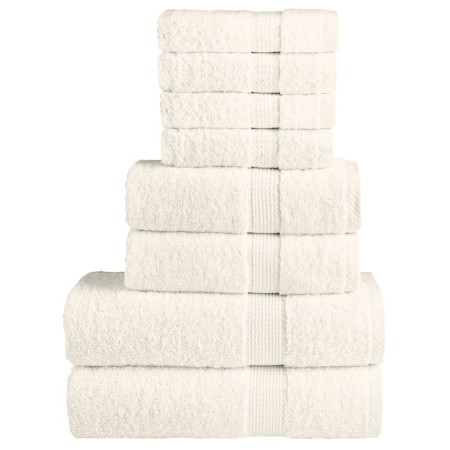 Juego de toallas premium SOLUND 8 unidades crema 600 gsm von , Handtücher - Ref: Foro24-137550, Preis: 56,12 €, Rabatt: -5%%
