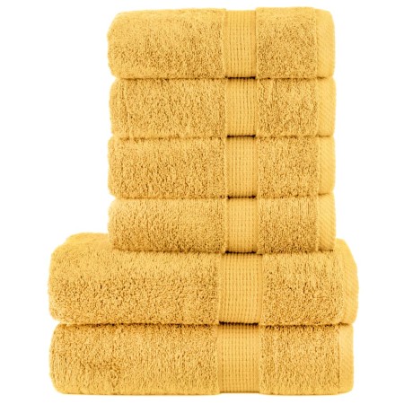 Juego de toallas premium SOLUND 6 unidades dorado 600 gsm von , Handtücher - Ref: Foro24-137559, Preis: 49,66 €, Rabatt: %