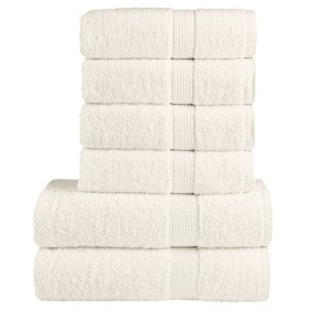 Juego de toallas premium SOLUND 6 unidades crema 600 gsm von , Handtücher - Ref: Foro24-137567, Preis: 58,98 €, Rabatt: -5%%