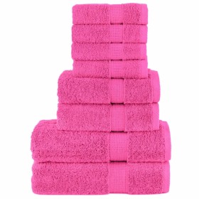 Juego de toallas premium SOLUND 8 unidades rosa 600 gsm von , Handtücher - Ref: Foro24-137552, Preis: 54,05 €, Rabatt: %