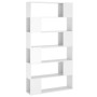 Glossy white space divider shelf 100x24x188 cm by vidaXL, Bookcases and shelves - Ref: Foro24-3082077, Price: 147,34 €, Disco...