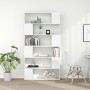 Glossy white space divider shelf 100x24x188 cm by vidaXL, Bookcases and shelves - Ref: Foro24-3082077, Price: 147,34 €, Disco...