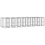 Steel outdoor kennel 19.36 m² by vidaXL, Dog kennels and fences - Ref: Foro24-3082266, Price: 1,00 €, Discount: %