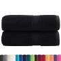 Toallas de invitados SOLUND 2 uds negro 30x50 cm 600 gsm by , Towels - Ref: Foro24-137422, Price: 13,84 €, Discount: %
